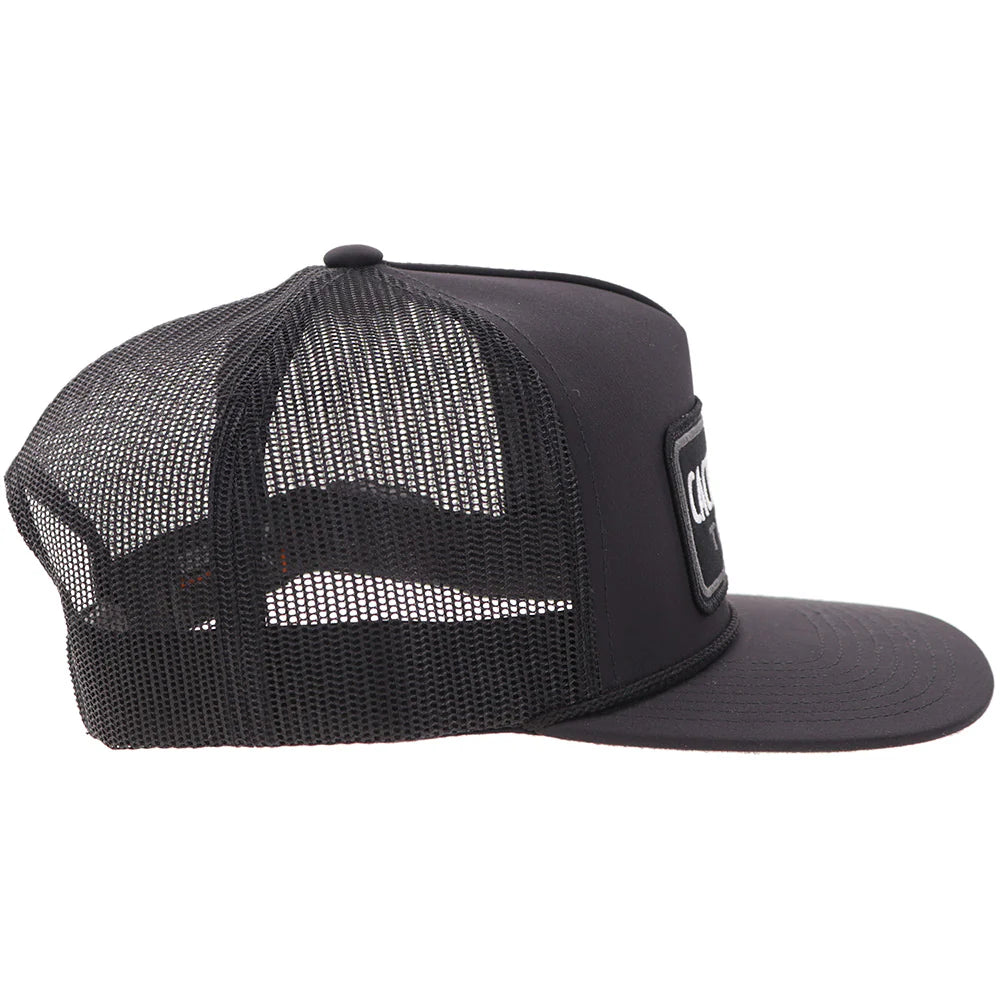 "CR125" Cactus Ropes Hat Black/White