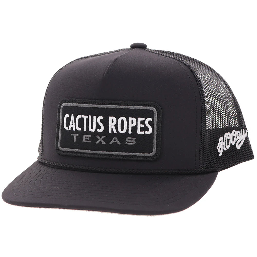 "CR125" Cactus Ropes Hat Black/White