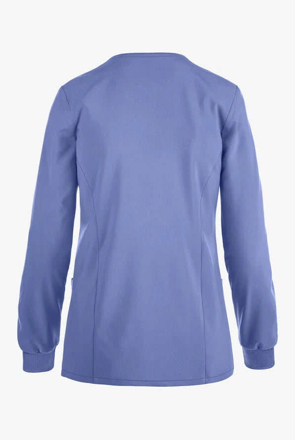 Dickies EDS Essentials Women's 2-Pocket STRETCH Snap Front Scrub Jacket