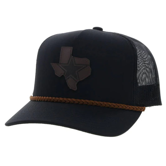 HOOEY DALLAS BLK 5P TRK TX LOGO OSFA