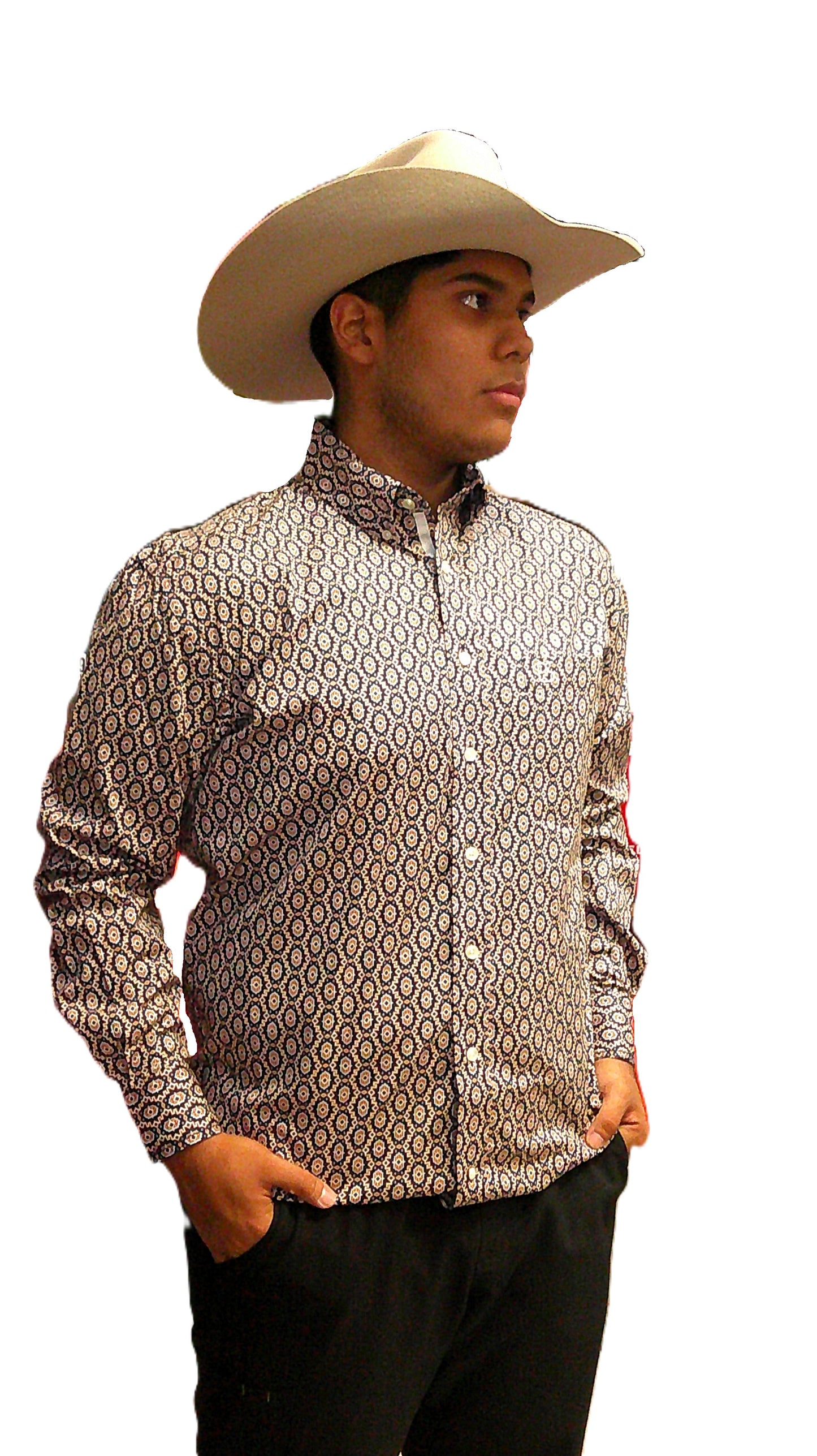 Rock&Roll Men's LS Button Down Shirt