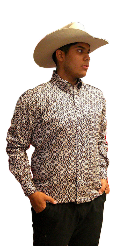 Rock&Roll Men's LS Button Down Shirt