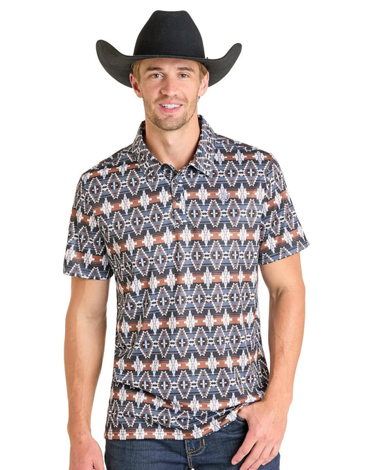 ROCK&ROLL AZTEC POLO SHIRT