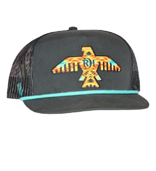 Red Dirt Johnny- Black/Turquoise Cap