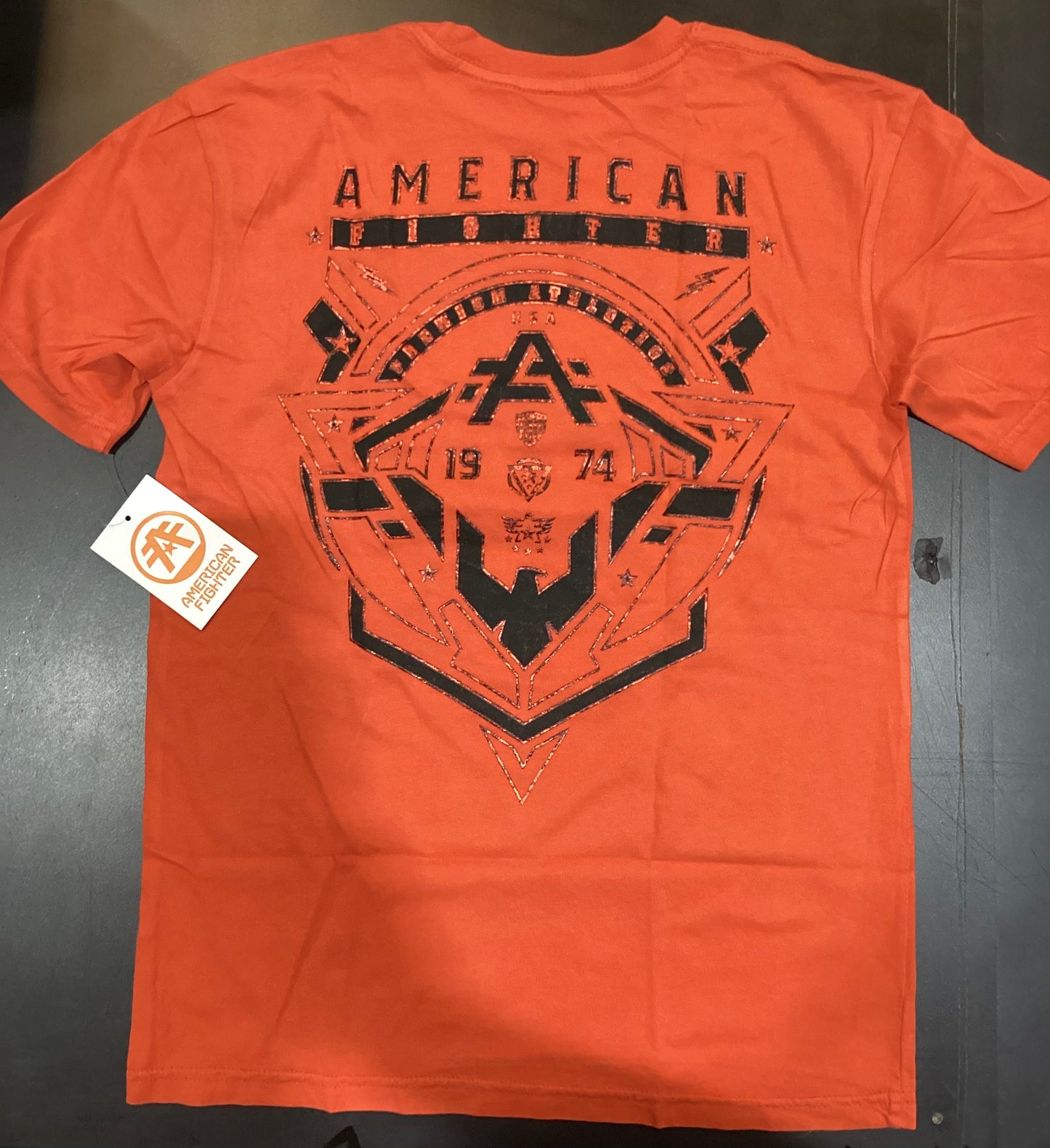 AMERICAN FIGHTER FAIRVALLEY S/S TEE YOUTH - ORANGE
