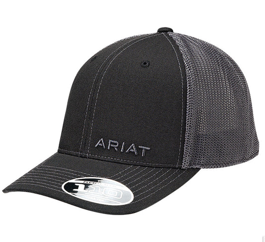 Ariat Text Offset Black Cap
