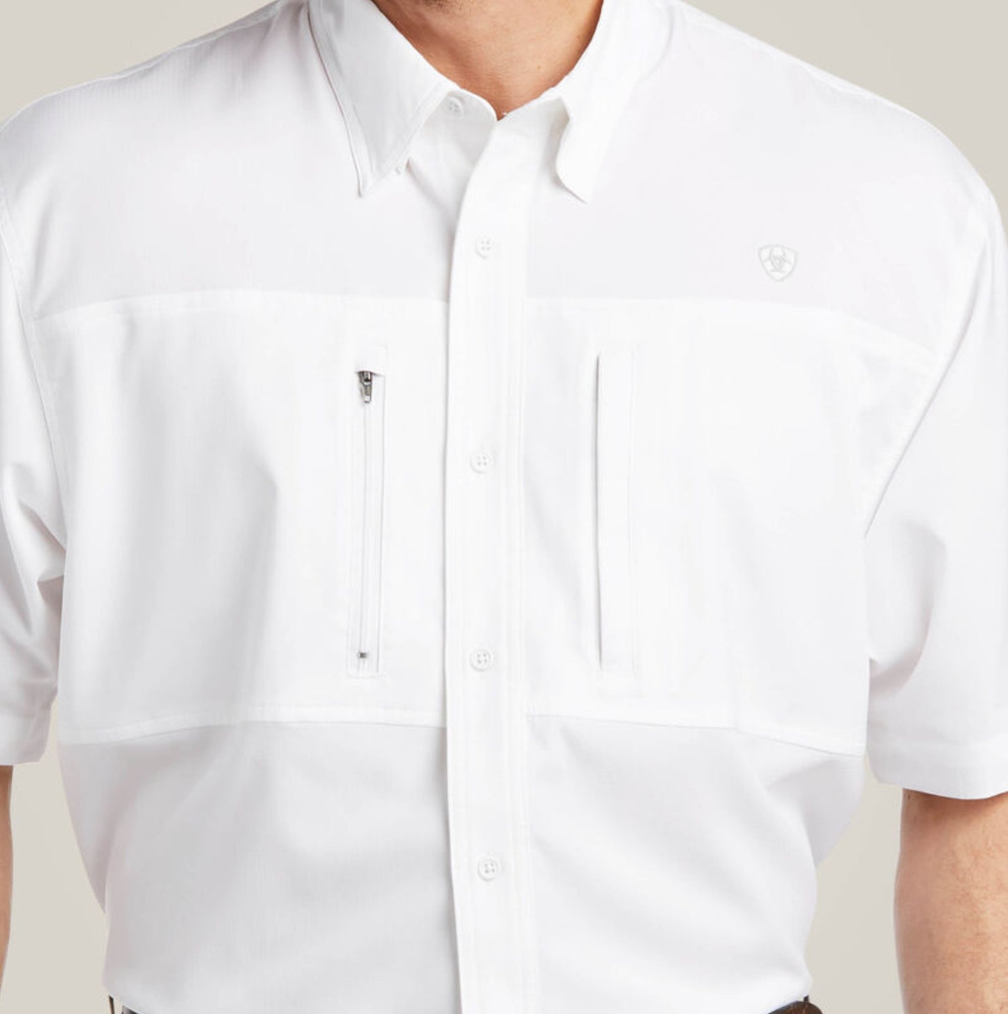 Men’s Ariat Venttek SS Shirt White
