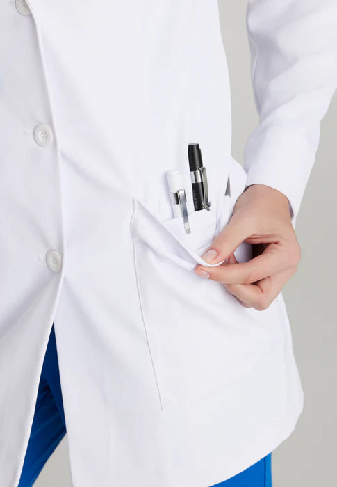 Merit 3-Pocket 30 Inch 3 Button Lab Coat