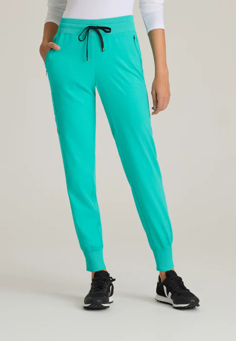 Eden 5-Pocket Mid-Rise Jogger Scrub Pant - Seasonal Colors