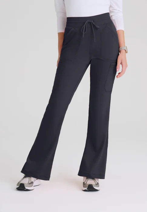Kristi 7-Pocket Knit Waistband Fit & Flare Pant