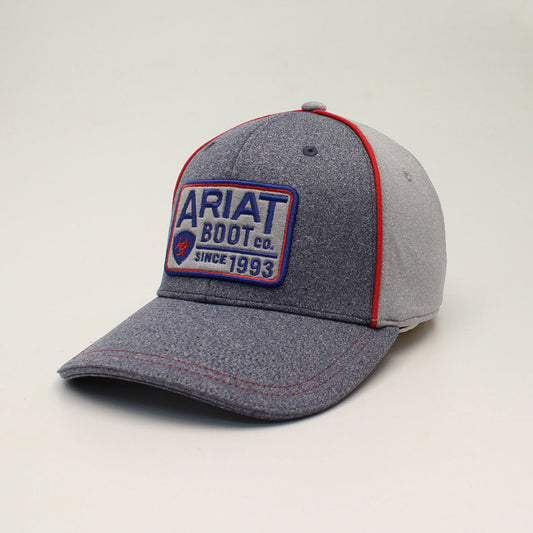 BOTAS ARIAT GRIS JASPEADO CON PARCHE