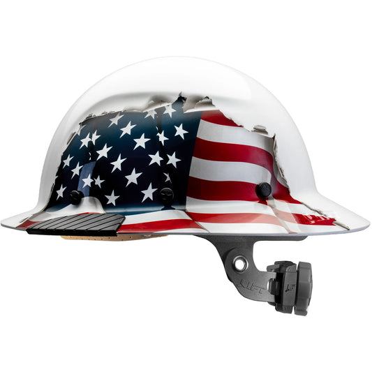 Lift DAX American Flag Full Brim Hard Hat