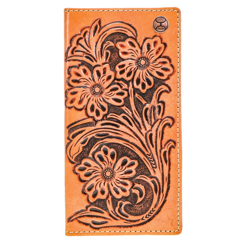 **FINAL SALE** Hooey Hand-Tooled Floral Rodeo Wallet