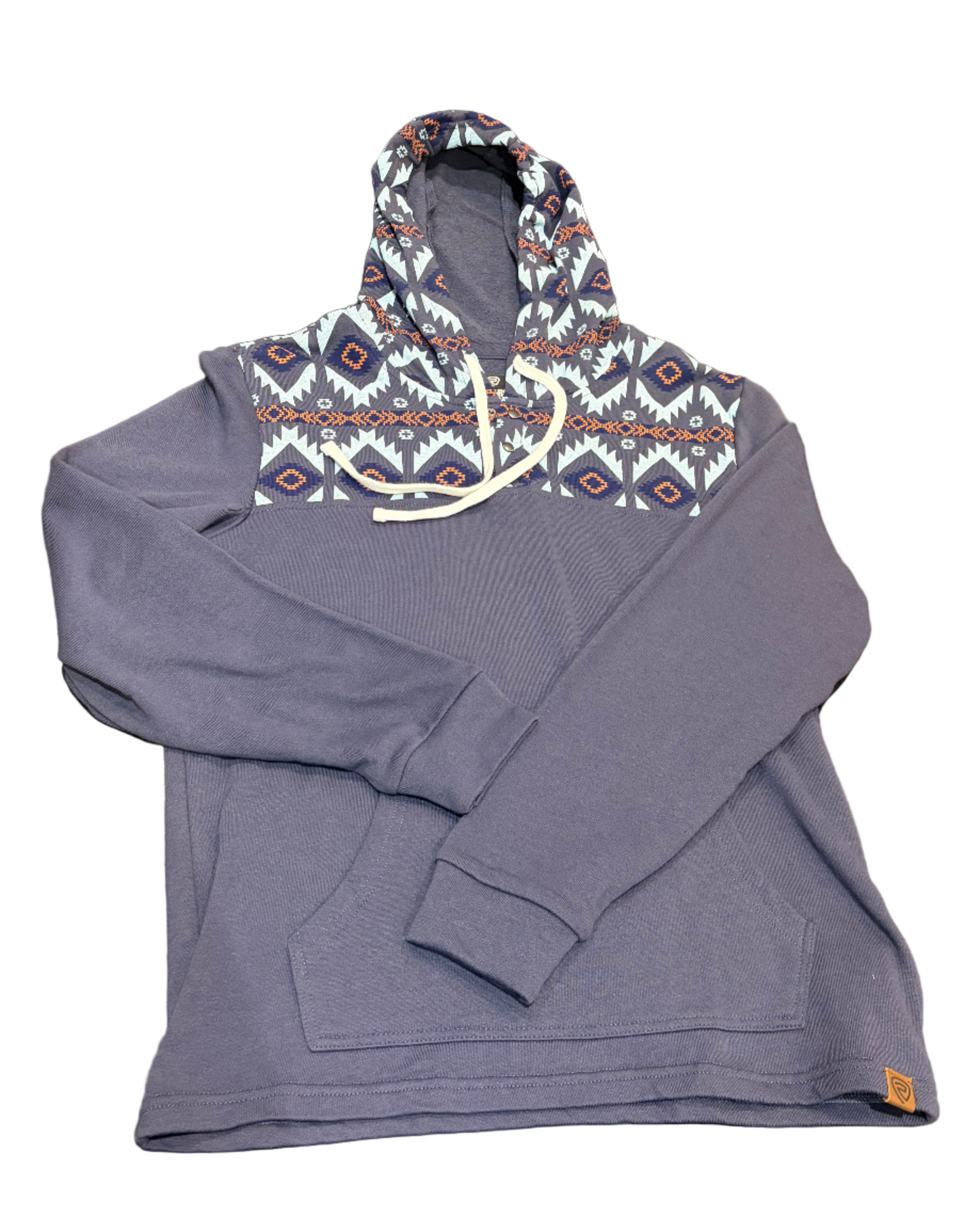 **FINAL SALE** ROCK N ROLL DENIM® MEN’S AZTEC BORDER PRINT HOODIE