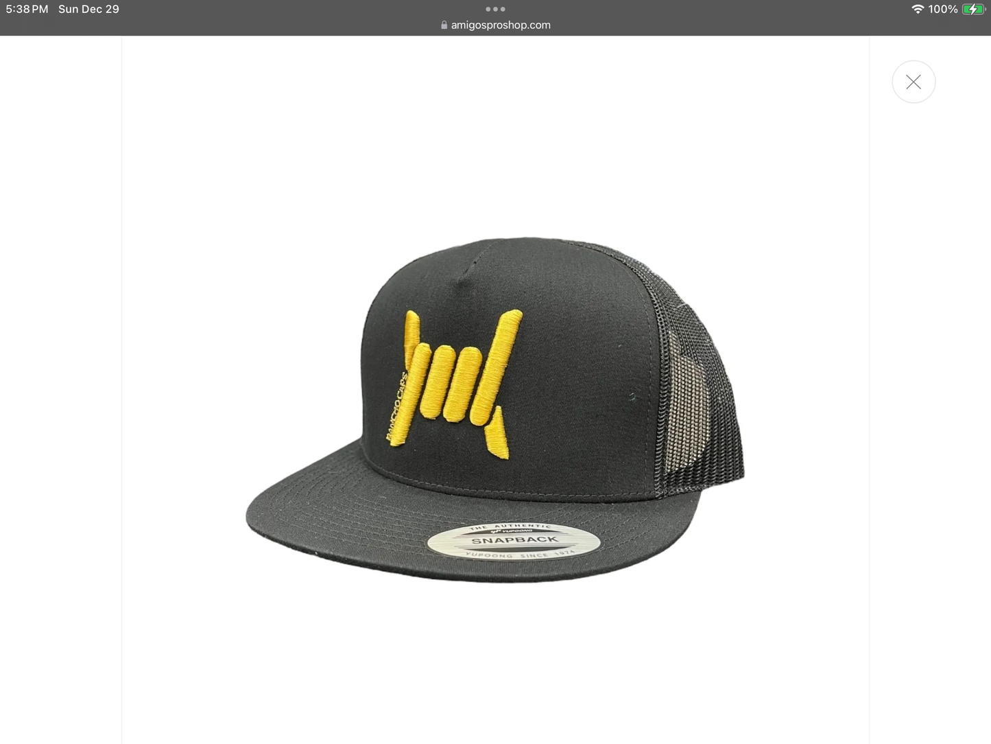 Rancho Caps - Black Gold Barb Flat