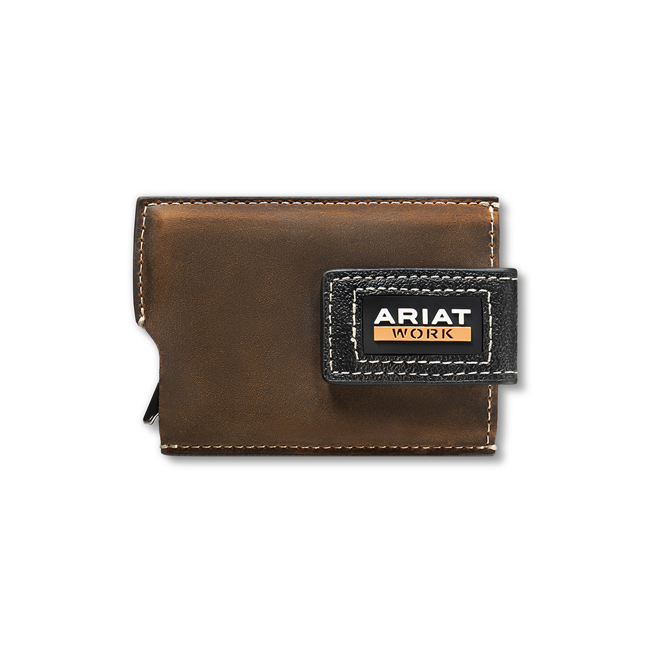 ARIAT MAGNETIC CLIP WORK BROWN - ACCESSORIES WALLET - A3400402