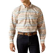 **FINAL SALE**ARIAT Reed Khaki LS SHRT