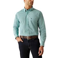 Ariat Canyon Mint LS SHRT