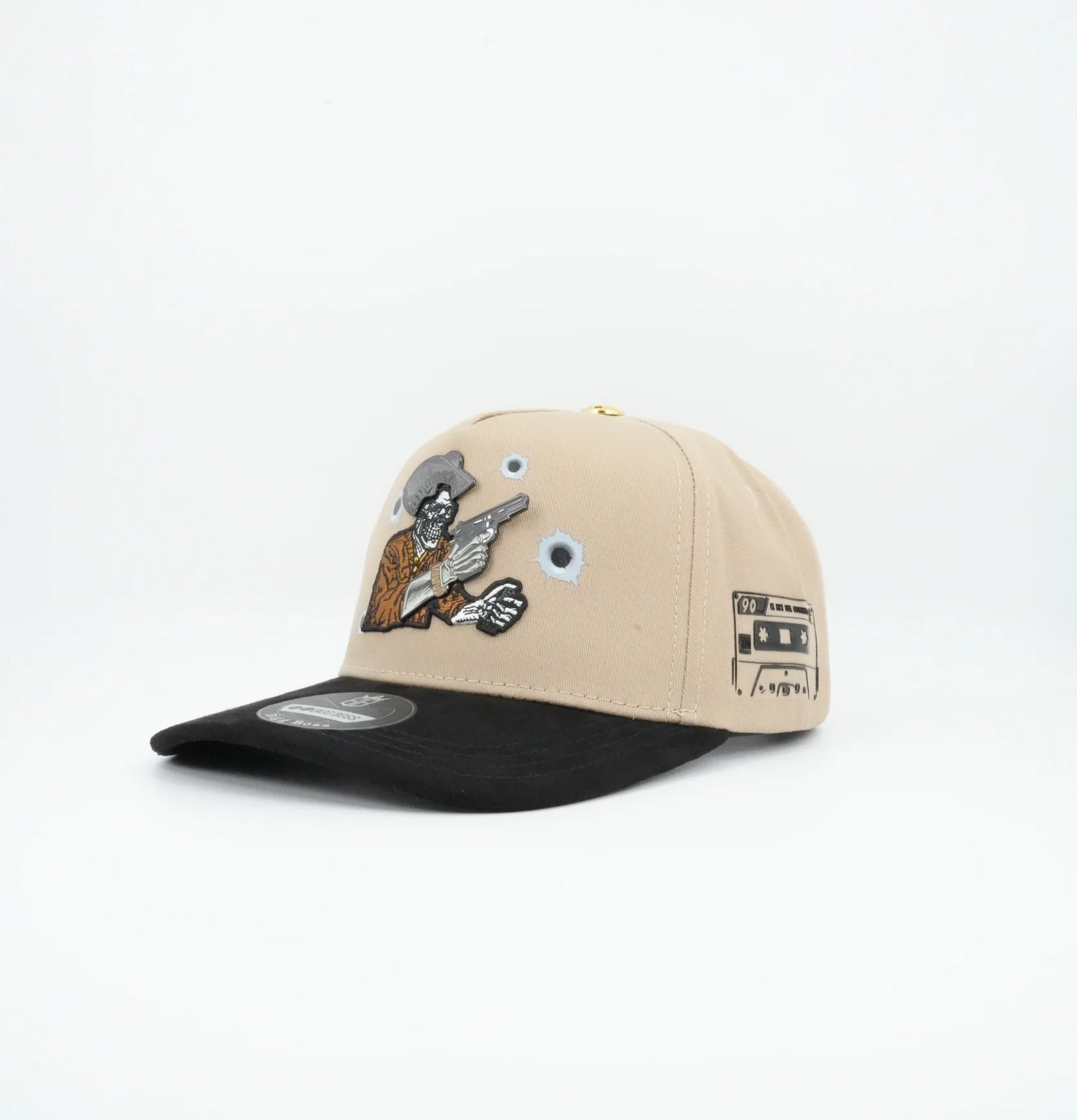 Bigg Boss Chalino Skeleton Cap Black