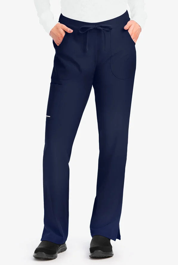 Reliance 3-Pocket Mid-Rise Fit & Flare Leg Scrub Pant - Petite