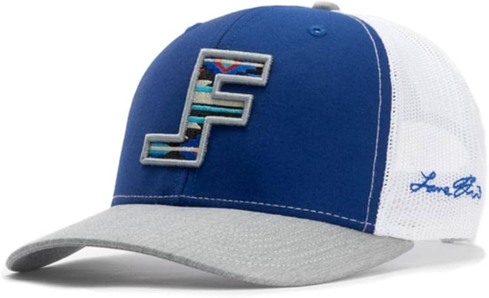 Lane Frost Trickshot LF Logo Aztec Blue Cap