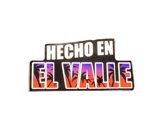 HECHO EN EL VALLE SUNSET STICKER