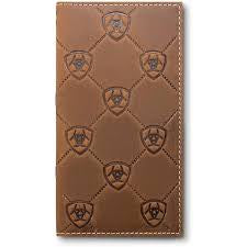 Ariat Rodeo Wallet Ariat Shield Embossed Medium Brown