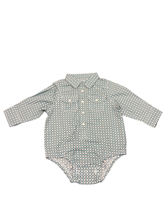 Baby Boy's Long Sleeve Western Snap Bodysuit