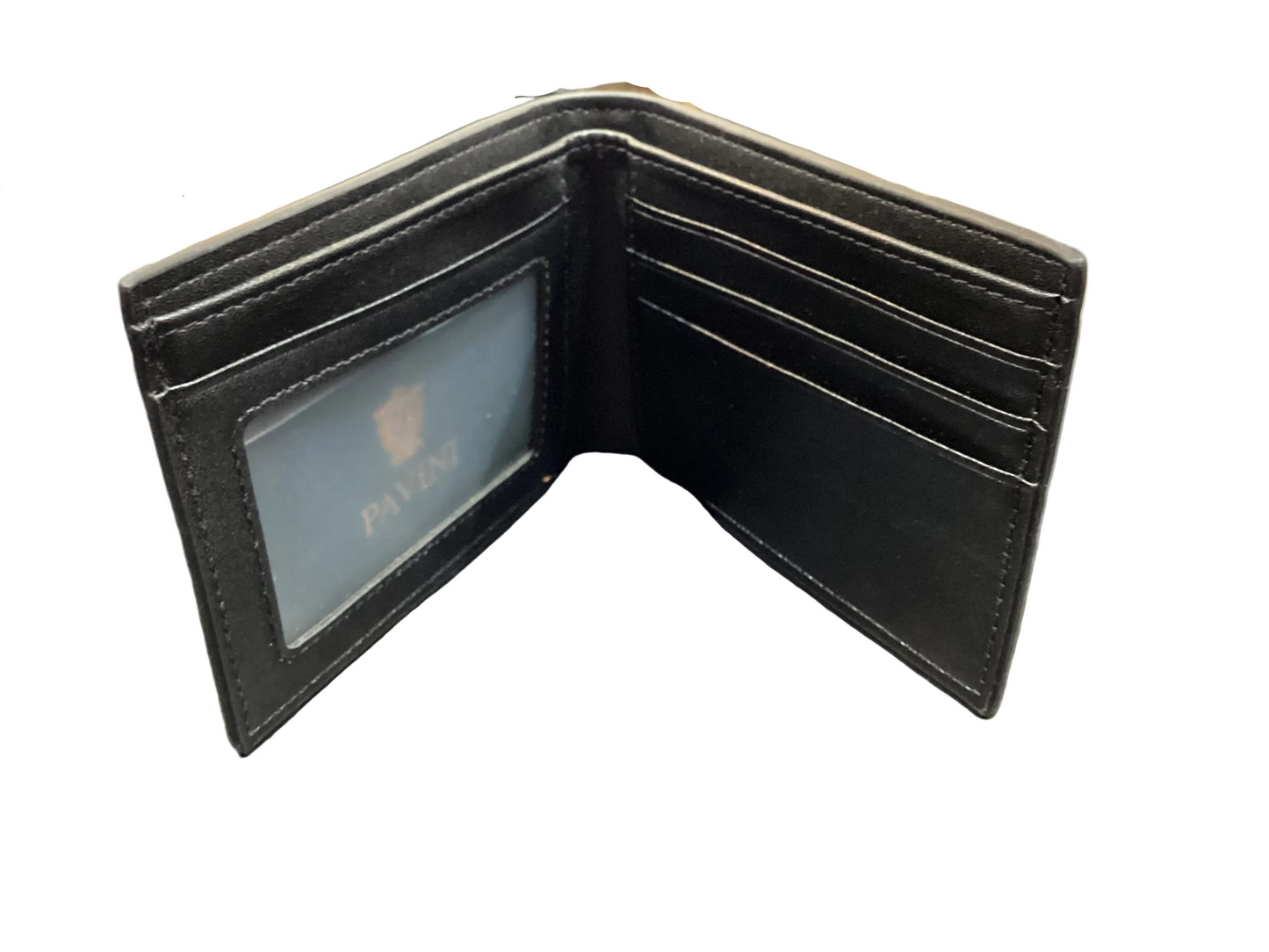 PAVINI Wallet Brown IMPRINT Red/Green STRIPES