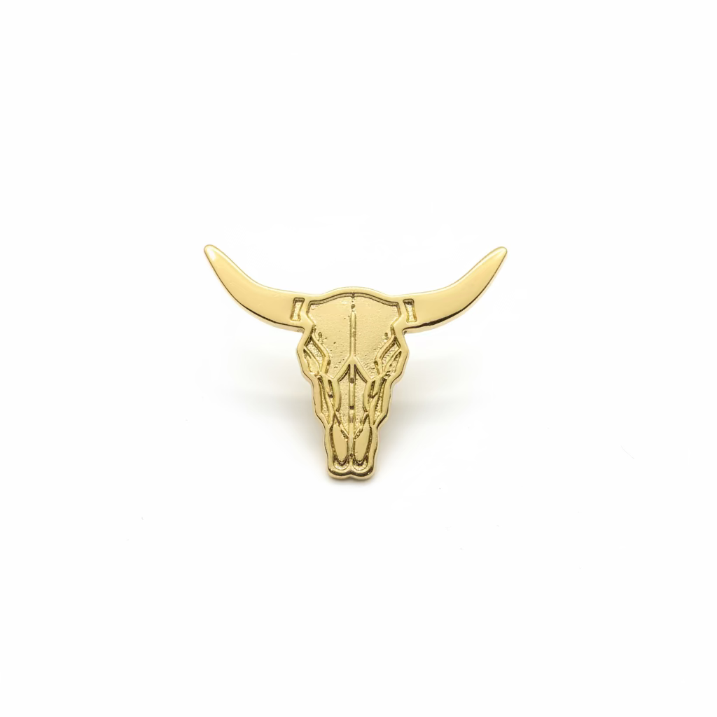 Gold Horn Pin