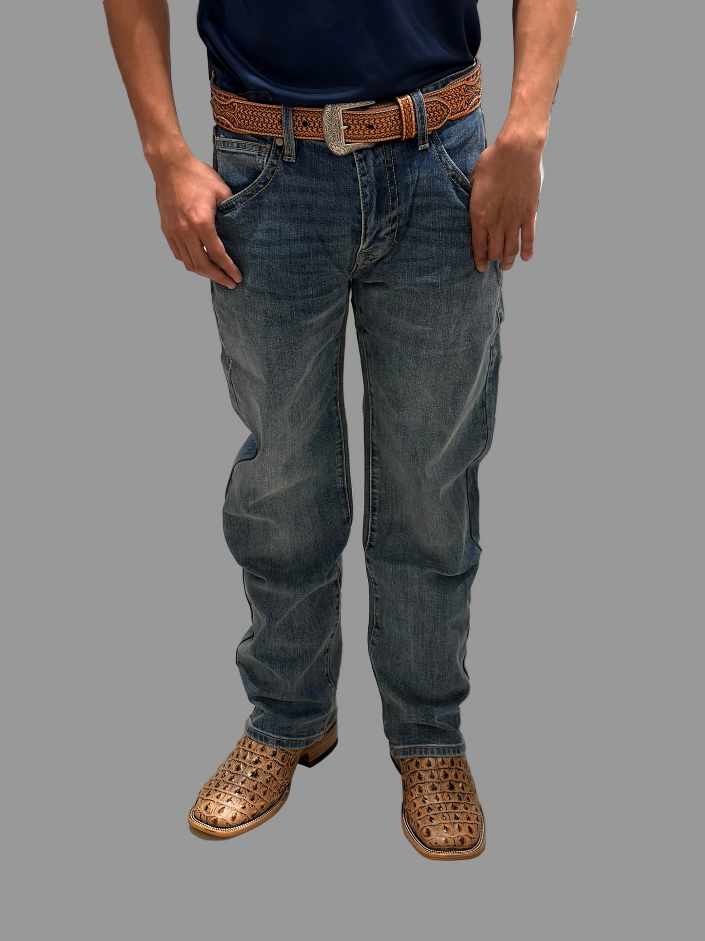 Rock&Roll Vintage '46 Double Barrel Straight Boot Cut Jeans