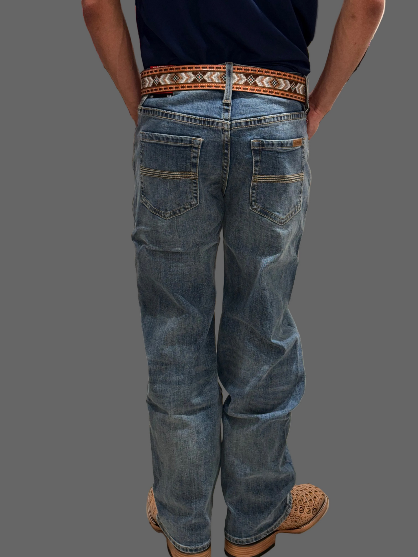Rock&Roll Vintage '46 Double Barrel Straight Boot Cut Jeans