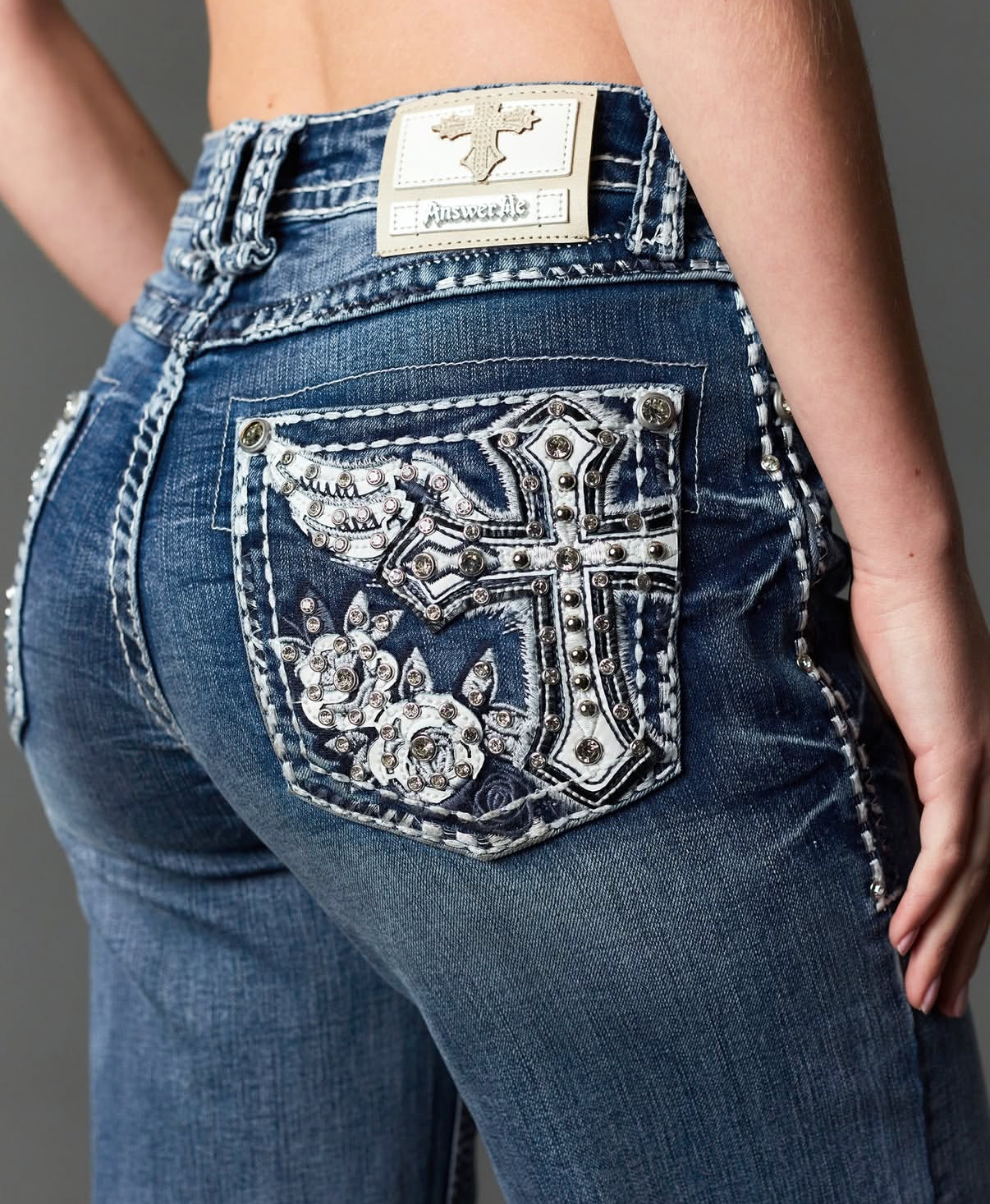 Women's Answer Me Wide Leg Jeans - A1132