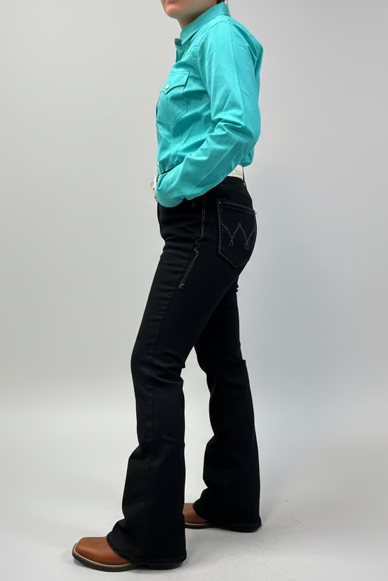 Women's Western Blue Bootcut Jeans