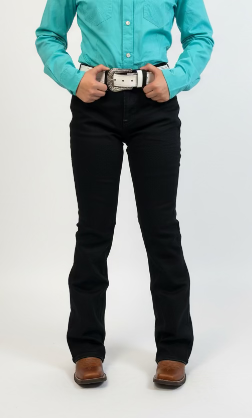 Women's Western Blue Bootcut Jeans