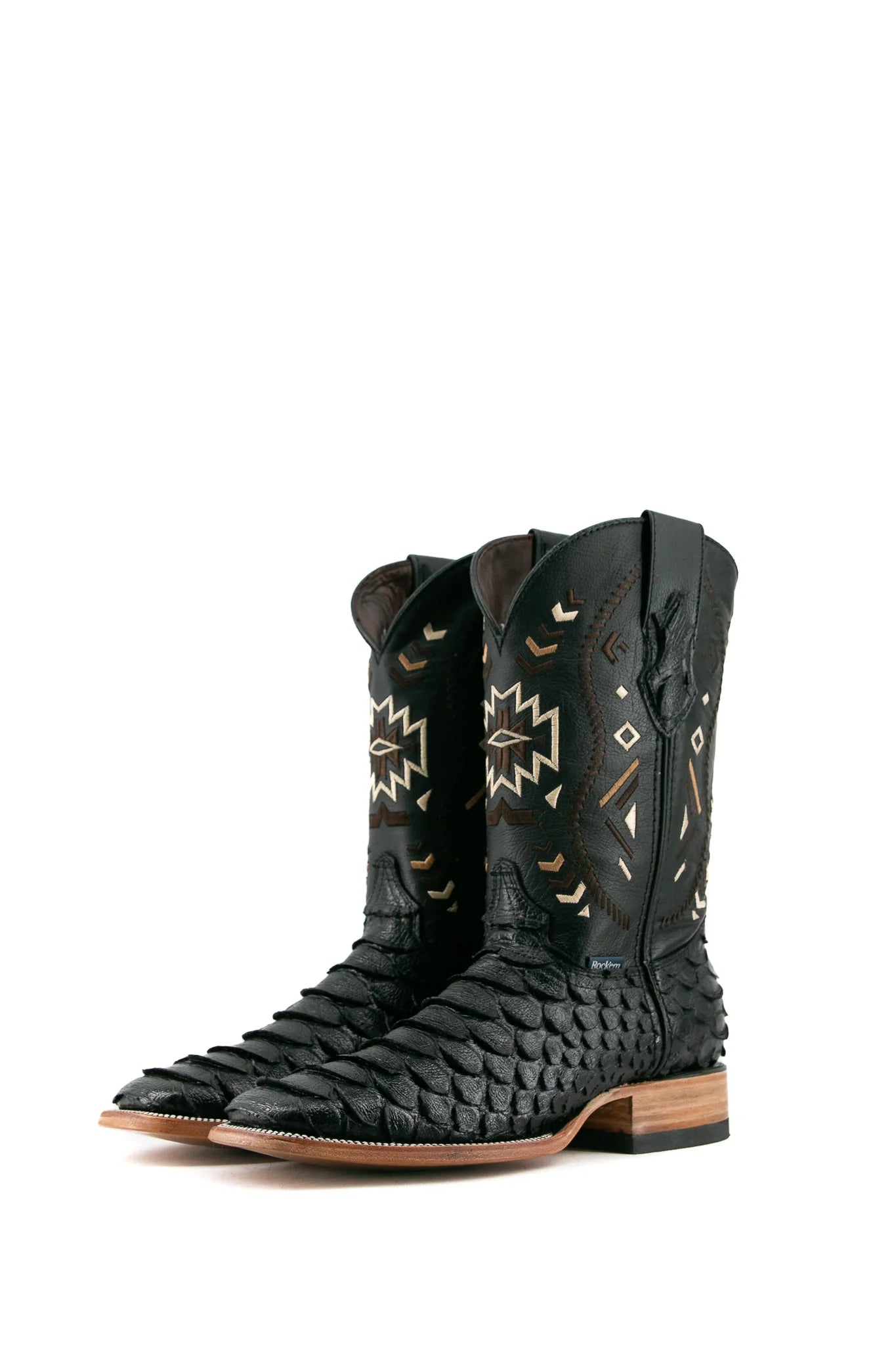 Rock'em Clone Python Square Toe Cowboy Boot