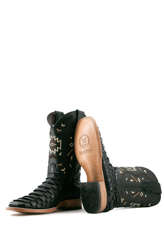 Rock'em Clone Python Square Toe Cowboy Boot