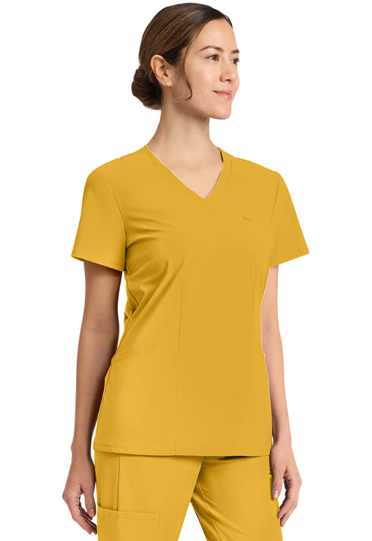 Women's 2-Pocket V-Neck Top Infinity Pursuit IN647A