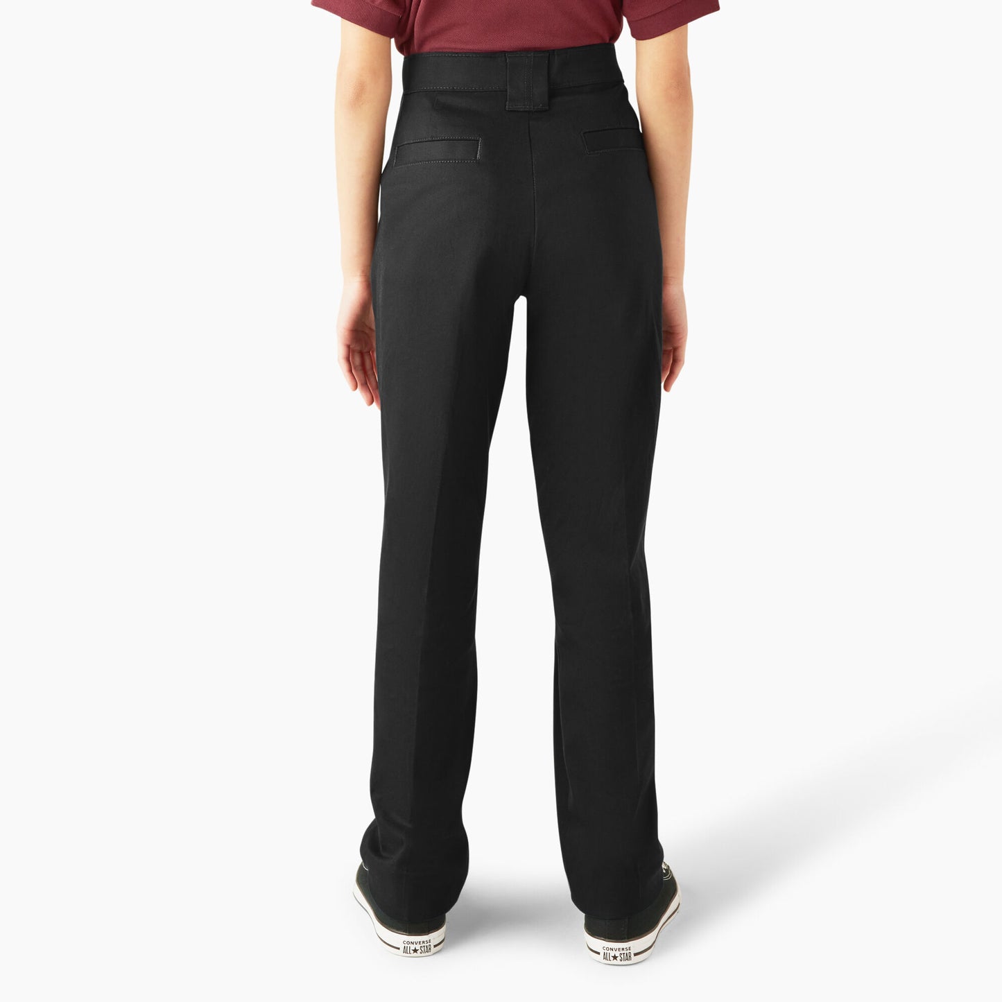 Dickies Girls Stretch Twill Slim Fit Straight Leg