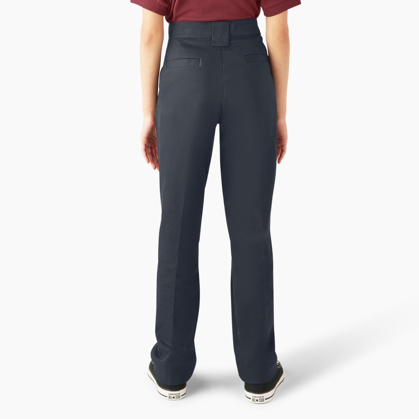 Dickies Girls Stretch Twill Slim Fit Straight Leg