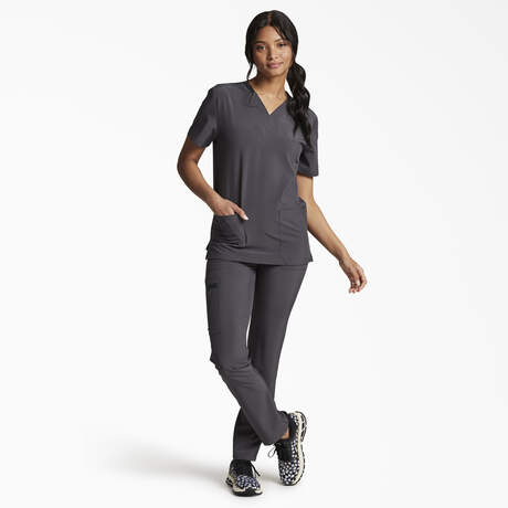 Unisex EDS Essentials V-Neck Scrub Top