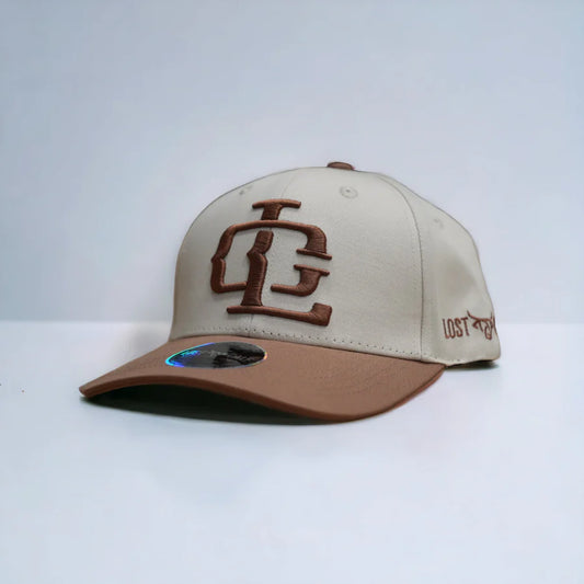 Lost Calf LC Logo Brown Curve