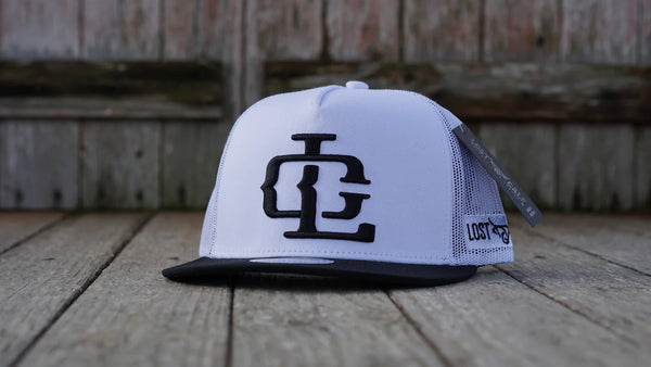 Lost Calf LC Logo Black/White Flat