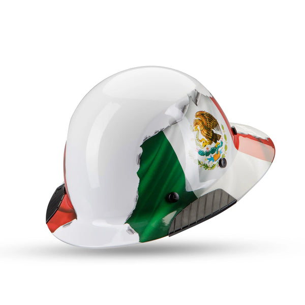 Lift DAX Mexican Flag Full Brim Hard Hat HDF-25MF