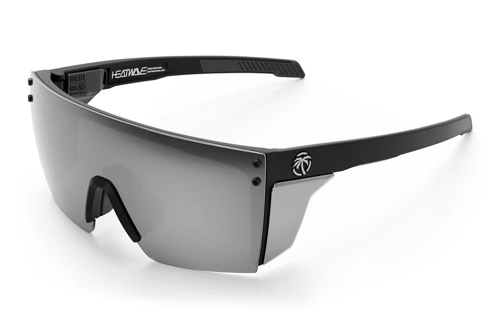 HeatWave Performance Lazer Face Sunglasses: Silver Z87+