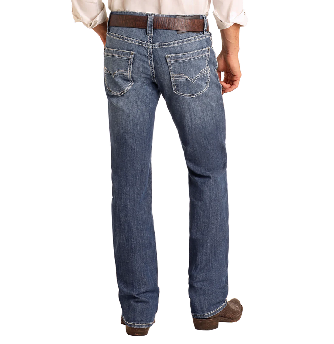 Regular Fit Straight Leg Jeans