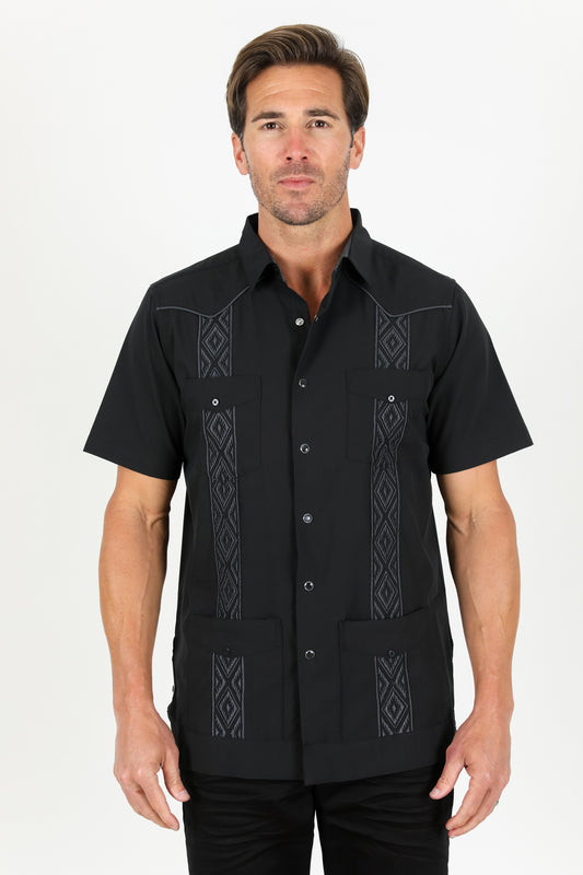 Men's Modern Guayabera Shirt