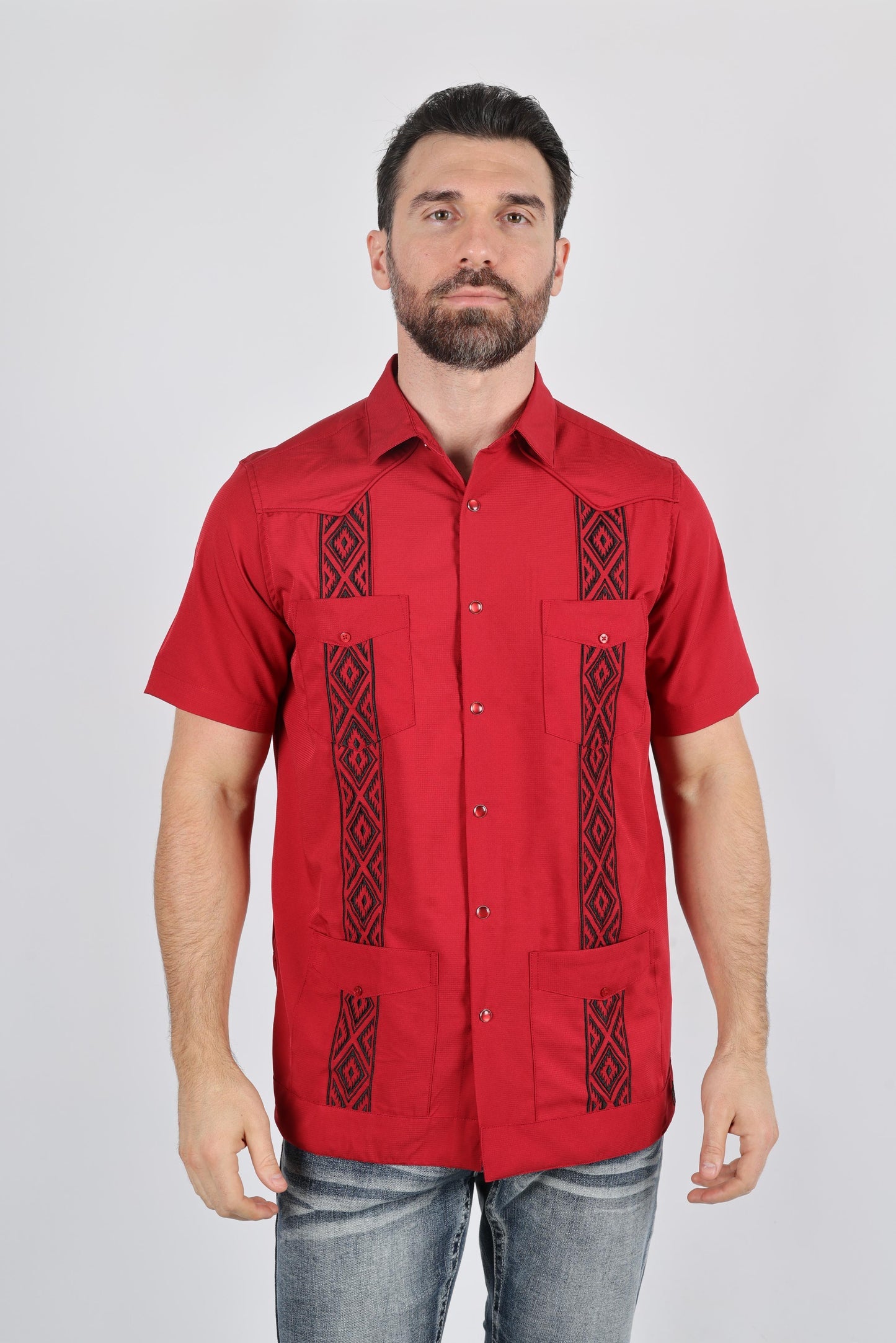 Men's Modern Guayabera Shirt