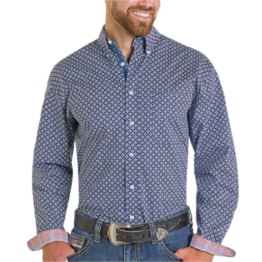 Panhandle Slim Diamond BD LS - Navy