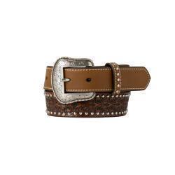 Nocona Youth Boys 1 1/4 Smooth Billet Nail Head Belt